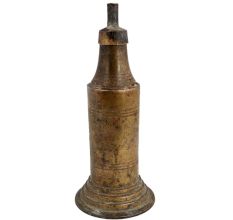 Brass Long Cylindrical Shape Traditional Oil Lamp