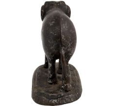 Black Brass Elephant Statue For Garden Decor