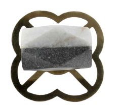 Grey And White Stone Hammer Cabinet Knobs
