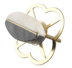 Grey And White Stone Knobs