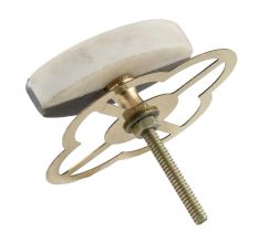 Grey And White Stone Knobs