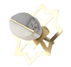 Grey And White Stone Knobs