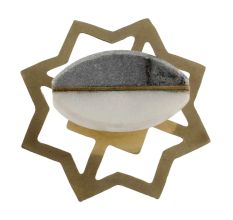 Grey And White Stone Knobs