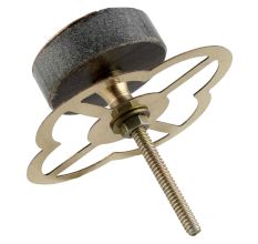 Grey Stone Copper Round Dresser Knobs