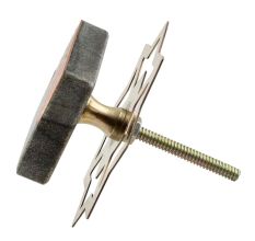Grey Stone Copper Square Dresser Knobs