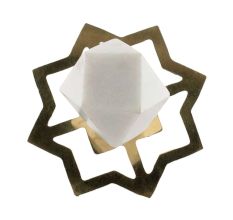 Hexagon Stone Cabinet Knobs