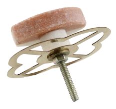 Pink And White Stone Knobs