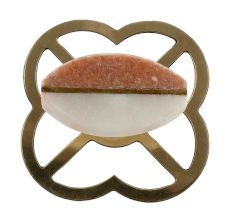 Pink And White Stone Knobs