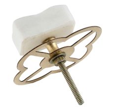 White Stone Drawer Knobs