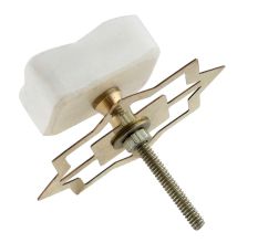 White Stone Drawer Knobs