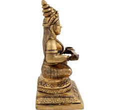 Brass Annapurna Devi Statue