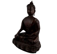Brass Sitting Buddha Statue Home Decoration