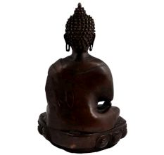 Brass Sitting Buddha Statue Home Decoration