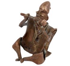 Brass Tribal Musician Playing the Trumpet