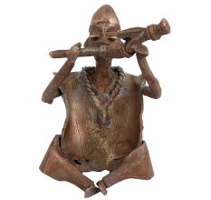 Brass Tribal Musician Playing the Trumpet