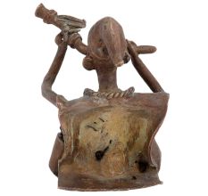 Brass Tribal Musician Playing the Trumpet