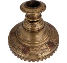 Brass Floral Engraved Hookah Base ForÂ Luxurious Display