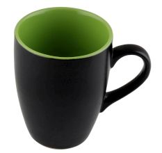 Handcraft Decorative Ceramic Black & Green Coffee Mug
