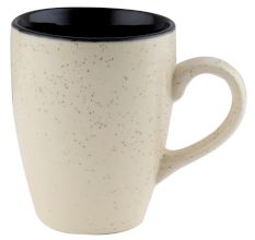 Designer Handcraft Ceramic Coffee Mug In White & Black