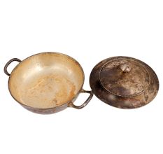 Brass Rice Serving Pot With Lid And Handles