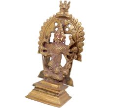Brass Indian Statue Goddess For Hindu Worship