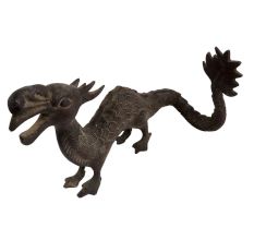 Handmade Chinese Feng Shui Brass Dragon