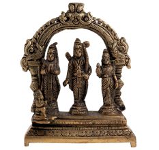Brass Ram Darbar Idol Puja Worship Statue