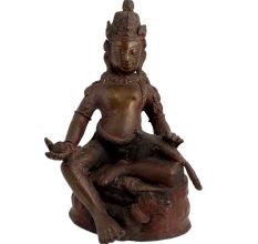 Hand Crafted Brass Tibetian Brass Statue