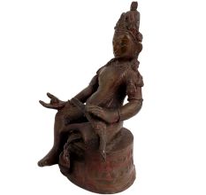 Hand Crafted Brass Tibetian Brass Statue