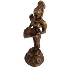 Brass Spiritual Standing Laxmi Godess Statue
