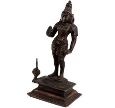 Brass Kartikey With Peacock Religious Statue