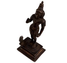 Brass Kartikey With Peacock Religious Statue