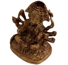 Brass Patnchmukhi Lord Hanumanji Statue