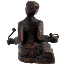 Brass English Statue With Two twisted rods