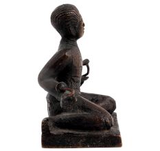Brass English Statue With Two twisted rods