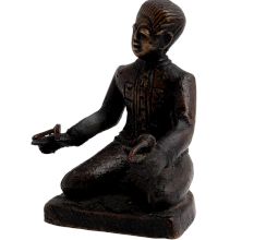 Brass English Statues Sitting Comfortably