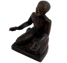 Brass English Statues Sitting Comfortably