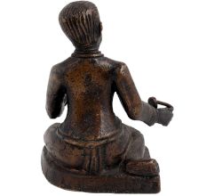 Brass English Statues Sitting Comfortably