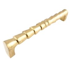 Brass Segmented Design Door Handle
