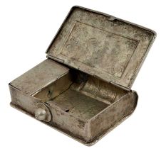 Unique Book Shaped White Metal Multi Storage Box
