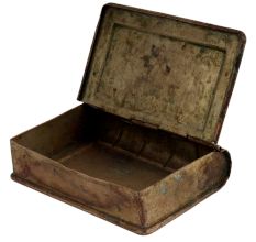 Unique White Metal Storage Box Book Design