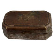 Brass Old Storage Box Snuff Box