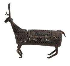 Brass Tribal Deer With Jail Design And Tiny Box