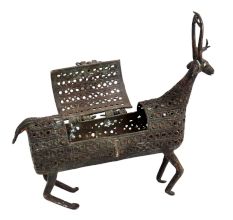 Brass Tribal Deer With Jail Design And Tiny Box