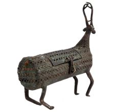Brass Tribal Deer With Jail Design And Tiny Box