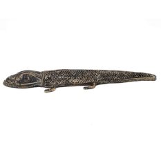 Brass Long Lizard Tribal Style Jali Design