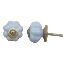 Light Blue Medium Knob