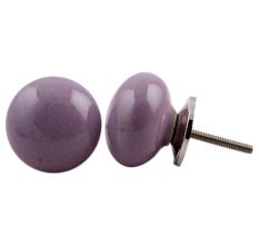 Light Purple Flat Knob