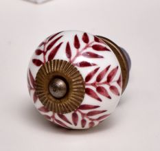 Cherry Floral Knob