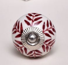 Cherry Floral Knob